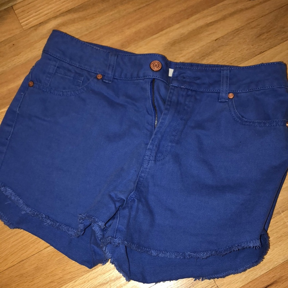 High waisted  jean shorts